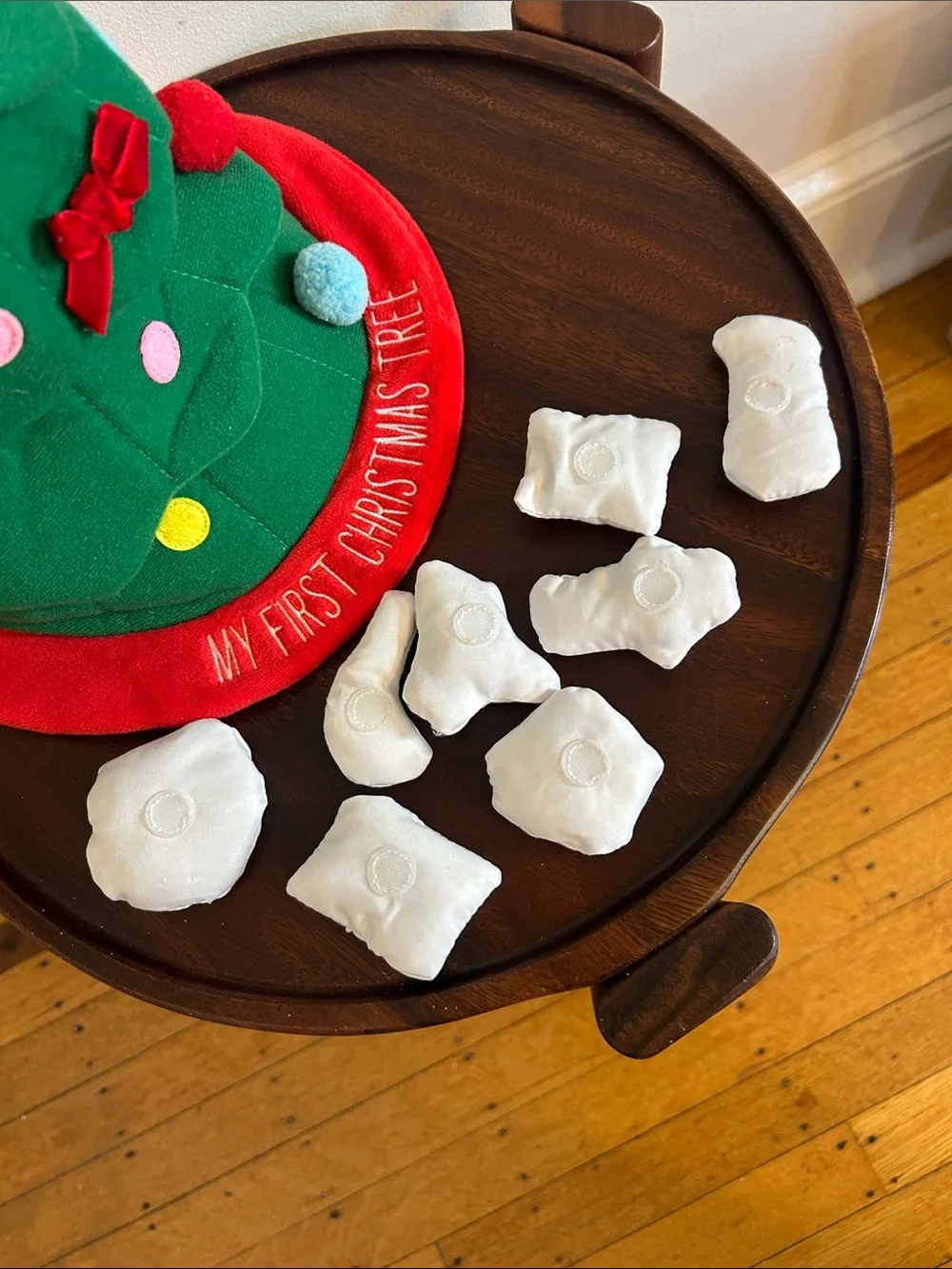 Plush “My First Christmas Tree” Playset - Festive Green & Red